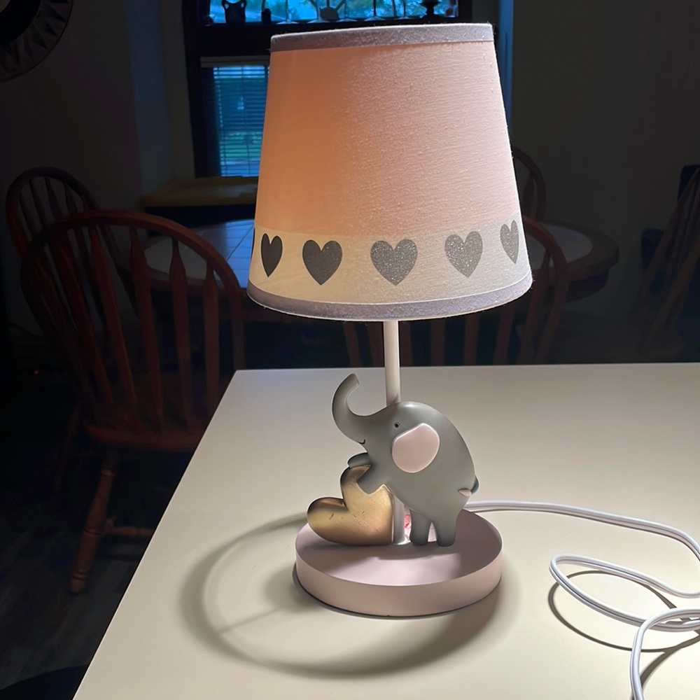 ⭐️Eloise Elephant Lamp by bedtime originals NWOB